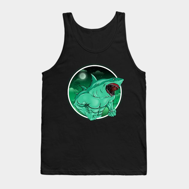 sharkie Tank Top by janvimar